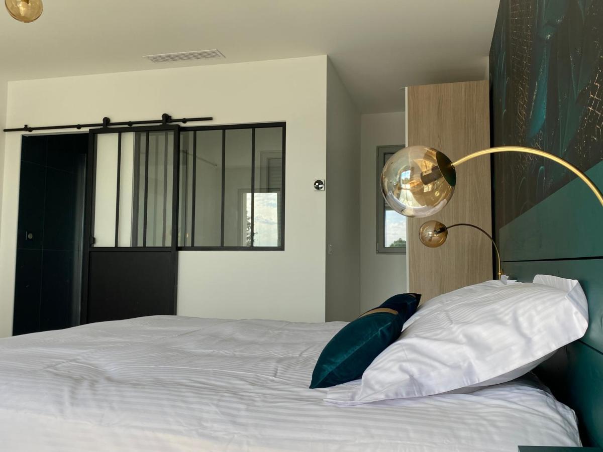 La Villa Perchee Calme, Sauna, Parking Prive Saint-Prix  Bagian luar foto