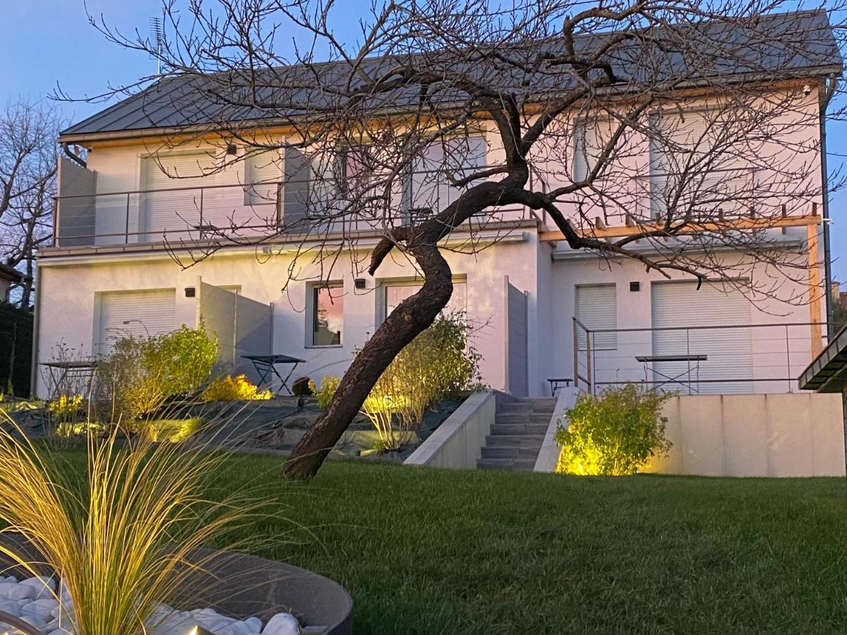 La Villa Perchee Calme, Sauna, Parking Prive Saint-Prix  Bagian luar foto