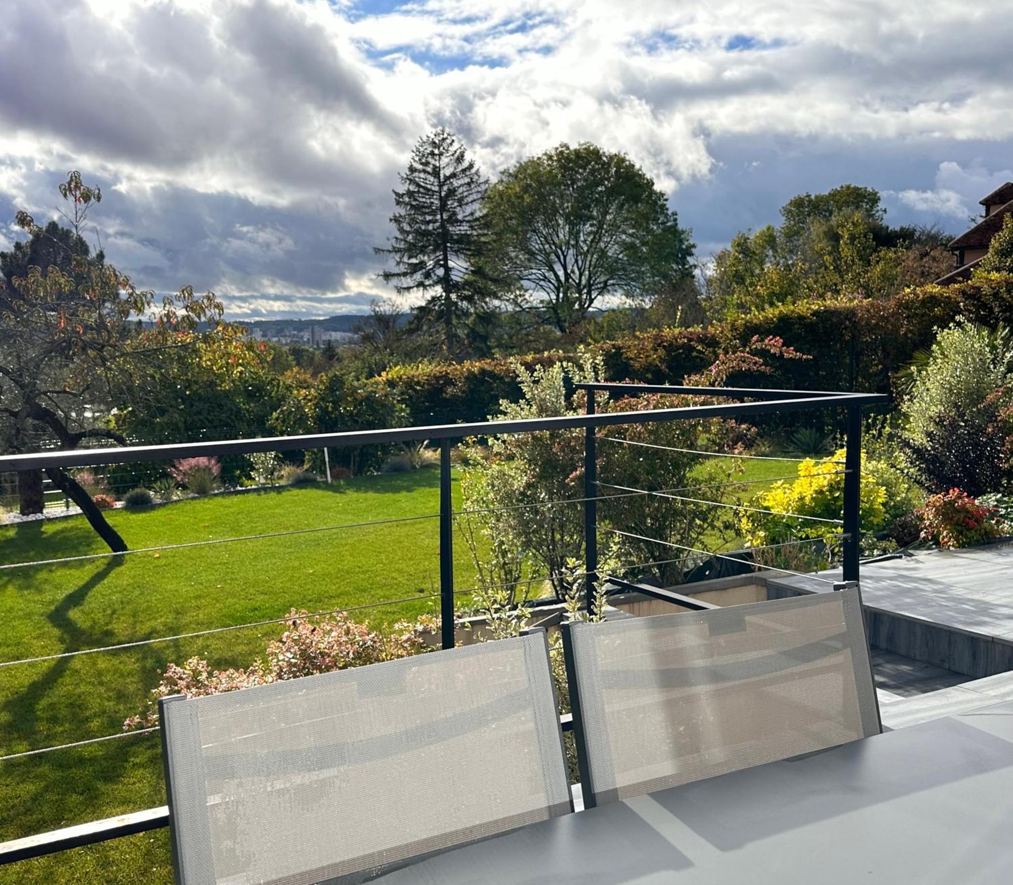 La Villa Perchee Calme, Sauna, Parking Prive Saint-Prix  Bagian luar foto
